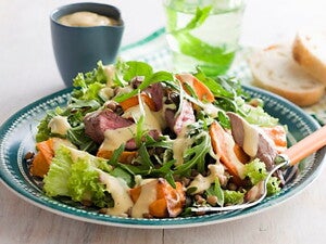 Warm Moroccan Lamb and Lentil Salad