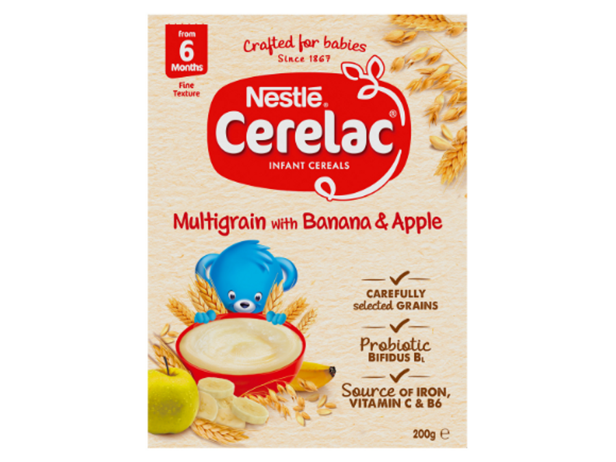 CERELAC Multigrain with Banana and Apple - Front of pack